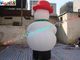 Customized Outside Inflatable Christmas Decorations PVC 5M Snowman