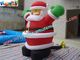 OEM Santa Inflatable Christmas Decorations 2 Meter For Home