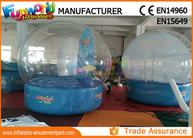 0.6mm PVC tarpaulin Inflatable Giant Snow Globe Ball for Christmas