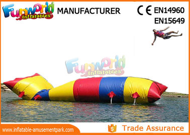 0.9mm PVC Tarpaulin Colorful Inflatable Water Toys ,  Inflatable Water Blob For Jumping