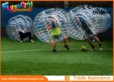 Clear TPU Inflatable Human Knocker Ball , Inflatable Ball Suit