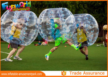 Clear TPU Inflatable Human Knocker Ball , Inflatable Ball Suit