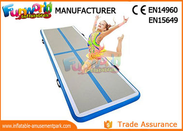 Customized Inflatable Air Mat Gymnastics With Free Pump / Silking Printing