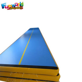 Large Folding Inflatable Air Tumble Track For Backyard / School