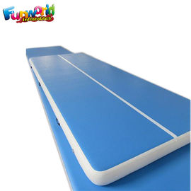 Blue Air Board For Gymnastics / Air Floor Tumbling Mat Acrobatics Classes