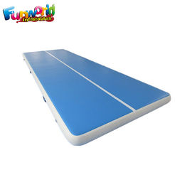 Blue Air Board For Gymnastics / Air Floor Tumbling Mat Acrobatics Classes