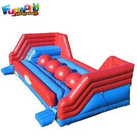 Blue And White Combo Pvc Inflatable Bounce House For Children ROHS