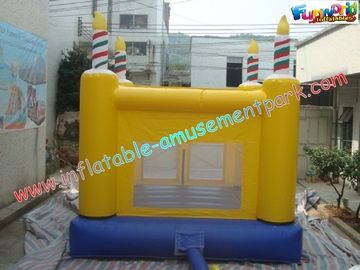 Waterproof Commercial Bouncy Castles 3x3M With Slide