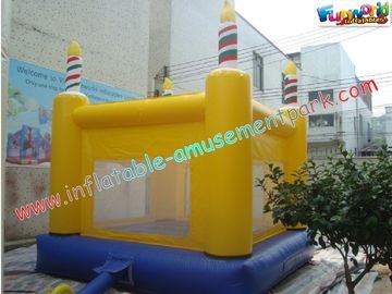 Waterproof Commercial Bouncy Castles 3x3M With Slide