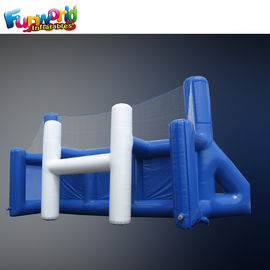 Blue And White Inflatable Rugby Games For Kid / Inflatable Rugby Posts