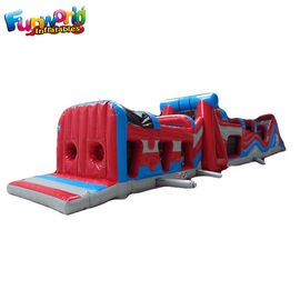 Giant Adult Inflatables Obstacle Course Indoor Playground Equipment