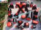 Full Sets Military Inflatable Paintball Bunkers Obstacle Games For Paintball Sports