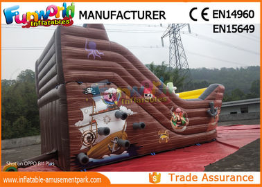 Custom Printing Inflatable Commercial Bouncy Castles With Slide