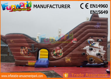 Custom Printing Inflatable Commercial Bouncy Castles With Slide