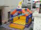 PVC Clown Commercial Bouncy Castles , Promotional Inflatable Bouncy House