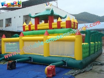 Colorful Outdoor Giant Inflatable Theme Park Games / Toys Waterproof