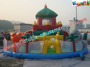 Giant Inflatable Amusement Park , Fun City Toys For Festival Celebrity