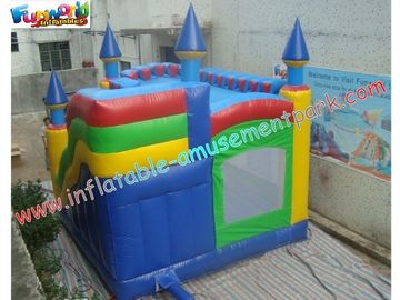 Customized  Outdoor Inflatable Slides , Commercial Inflatable Combo Unit