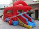 Car Inflatable Bounce Houses With Mini Jumper Slide For Children Play