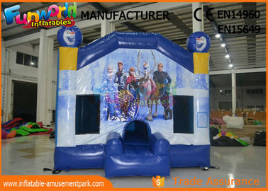 Amusement Park Inflatable Bouncer Slide / Frozen Inflatable Bounce House