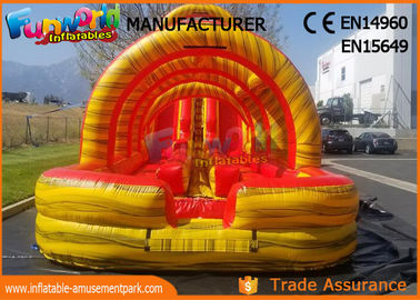 0.55mm PVC Tarpaulin Inflatable Jumping Castle / Inflatable Water Slide