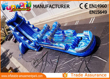 Giant Outdoor Inflatable Water Slides For Kindergarten / Hotel / School