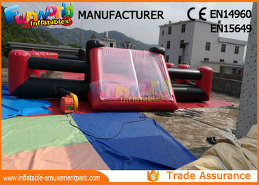 Fireproof Inflatable Soap Football Field With Digital Paiting EN71