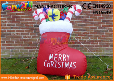 Boot or Snowman Inflatable Christmas Decorations with 1 Year Warranty