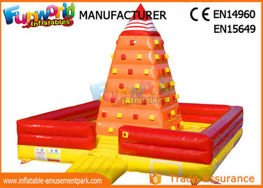 Big Inflatable Sports Games Outdoor Air Rock Climbing Wall CE UL SGS