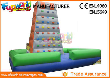 Big Inflatable Sports Games Outdoor Air Rock Climbing Wall CE UL SGS