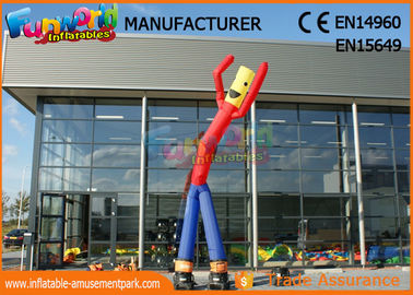 3M - 5M Inflatable Air Dancer / Man Parachute Nylon Inflatable Advertising Tube