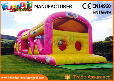 Interesting Inflatables Obstacle Course For Amusement Park / Fun City