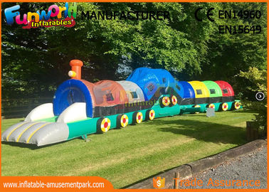 Interesting Inflatables Obstacle Course For Amusement Park / Fun City