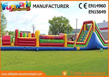 Interesting Inflatables Obstacle Course For Amusement Park / Fun City