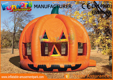 Mini Inflatable pumpkin bounce house For Public / Festival Activity