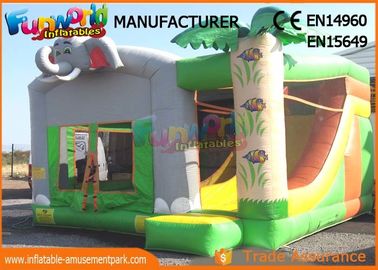 Inflatable Animal Bouncy Castle With Slide For Kids And Adults