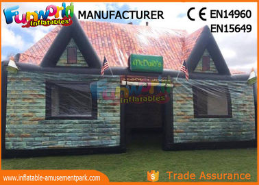 Customized PVC Tarpaulin Inflatable Party Tent for Bar / Inflatable Irish Pub