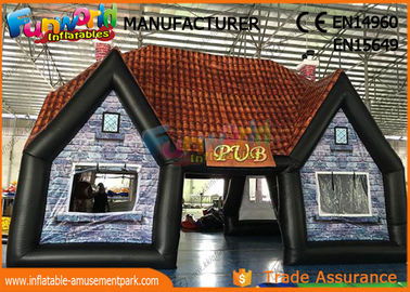 Customized PVC Tarpaulin Inflatable Party Tent for Bar / Inflatable Irish Pub