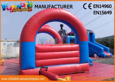 Giant Inflatable Jumper Commercial Bounce House Red And Blue