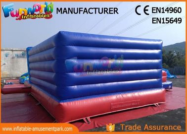 Waterproof Inflatable Jumping Bounce With Slide For Playground / Theme Park