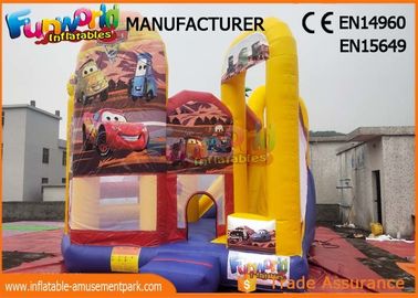 Pvc Inflatable Bouncer Slide / Kids Jumping Castle With Slide