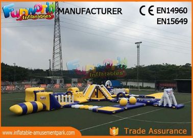 Anti - UV Giant Aquapark Inflatable Water Parks For Kids And Adults