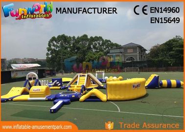 Anti - UV Giant Aquapark Inflatable Water Parks For Kids And Adults