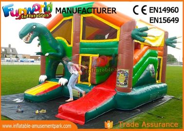 Dinosaur Commercial Inflatable Bounce House / Inflatable Jumpers