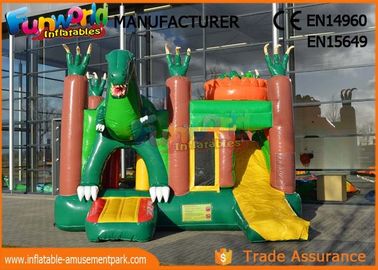 Dinosaur Commercial Inflatable Bounce House / Inflatable Jumpers