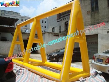 Uv-Treated PVC Vinyl Inflatable Water Toys For Advertising , Floating Inflatable Billboard