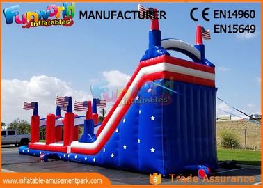 Durable Commercial Inflatable Slide / Air Wet Jumping Giant Blow Up Bouncy Water Slide