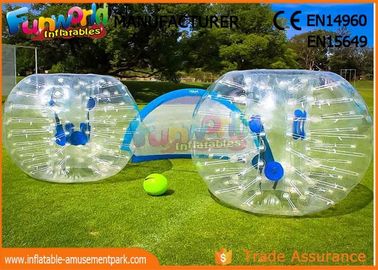 Inflatable 0.8mm TPU Or PVC Zorb Ball / Air Grass Bumper Bubble Soccer Ball