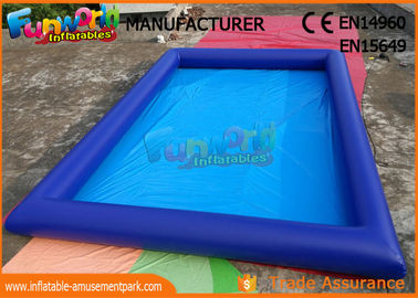 Hot welding 0.9mm PVC Tarpaulin Inflatable Pool Slides For Inground Pools