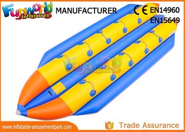 0.9mm PVC Tarpaulin Inflatable Banana Boat / Inflatable Water Toys